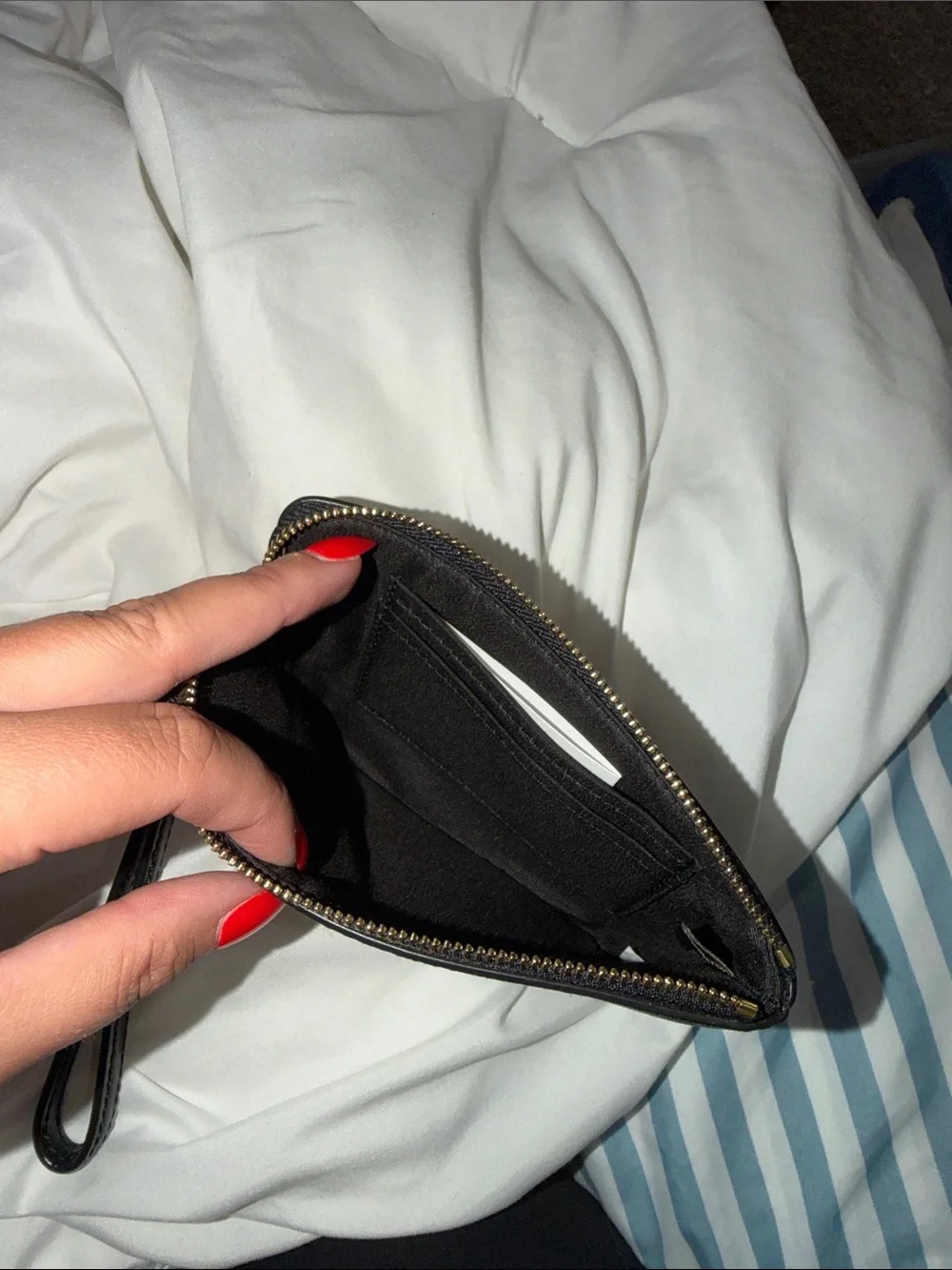 Coach compact wristlet